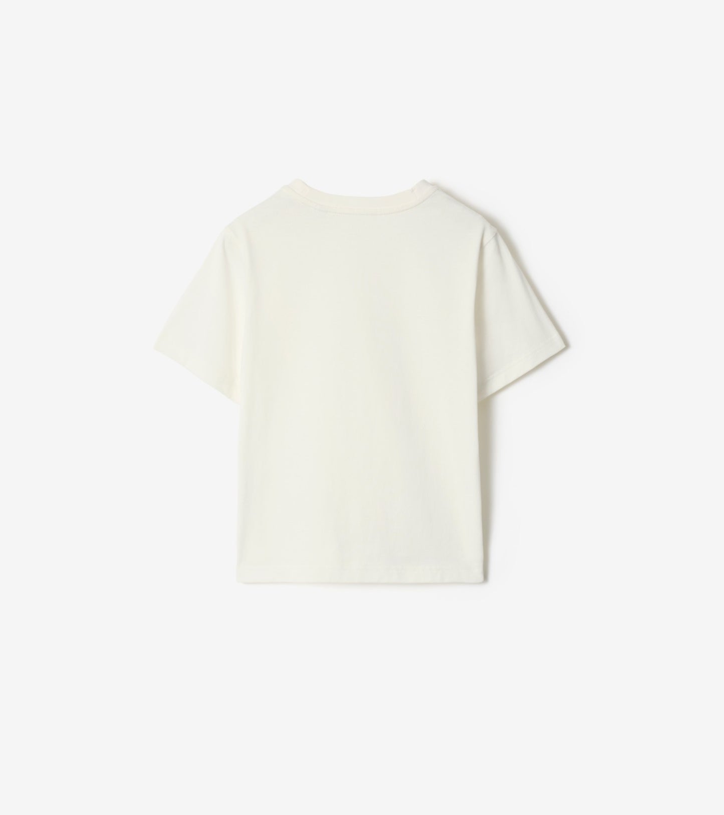 Multicolour Knight Cotton T-shirt in Chalk white