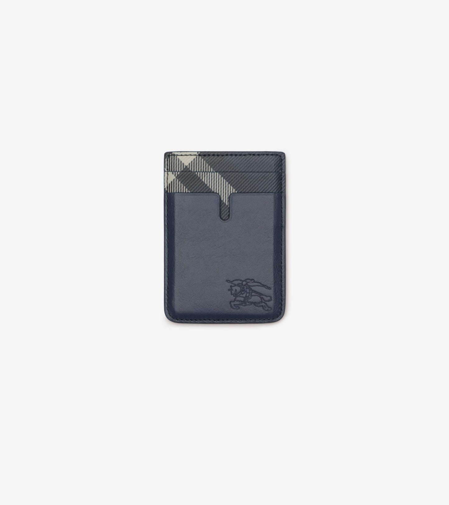 Pop Check Magnetic Card Case in Midnight blue