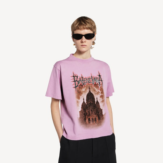 Balenciaga sacré cœur medium fit t-shirt