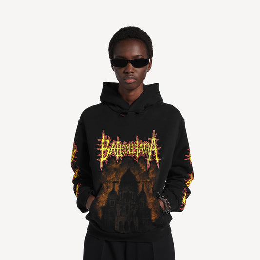 Balenciaga sacré cœur medium fit hoodie