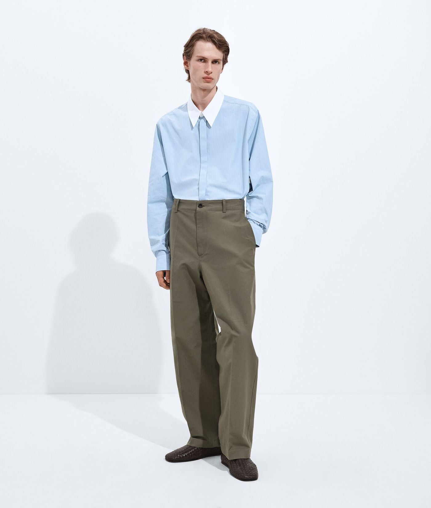 Compact Cotton Trousers