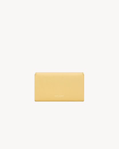 LETTER wallet in leather
