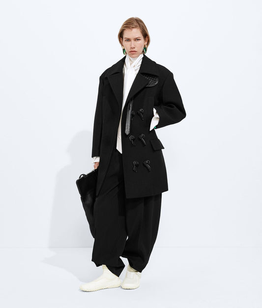 Wool And Nylon Trousers