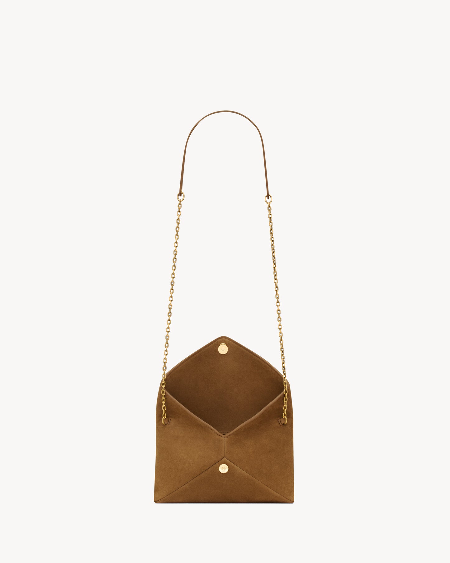 CASSANDRE small chain pouch in suede