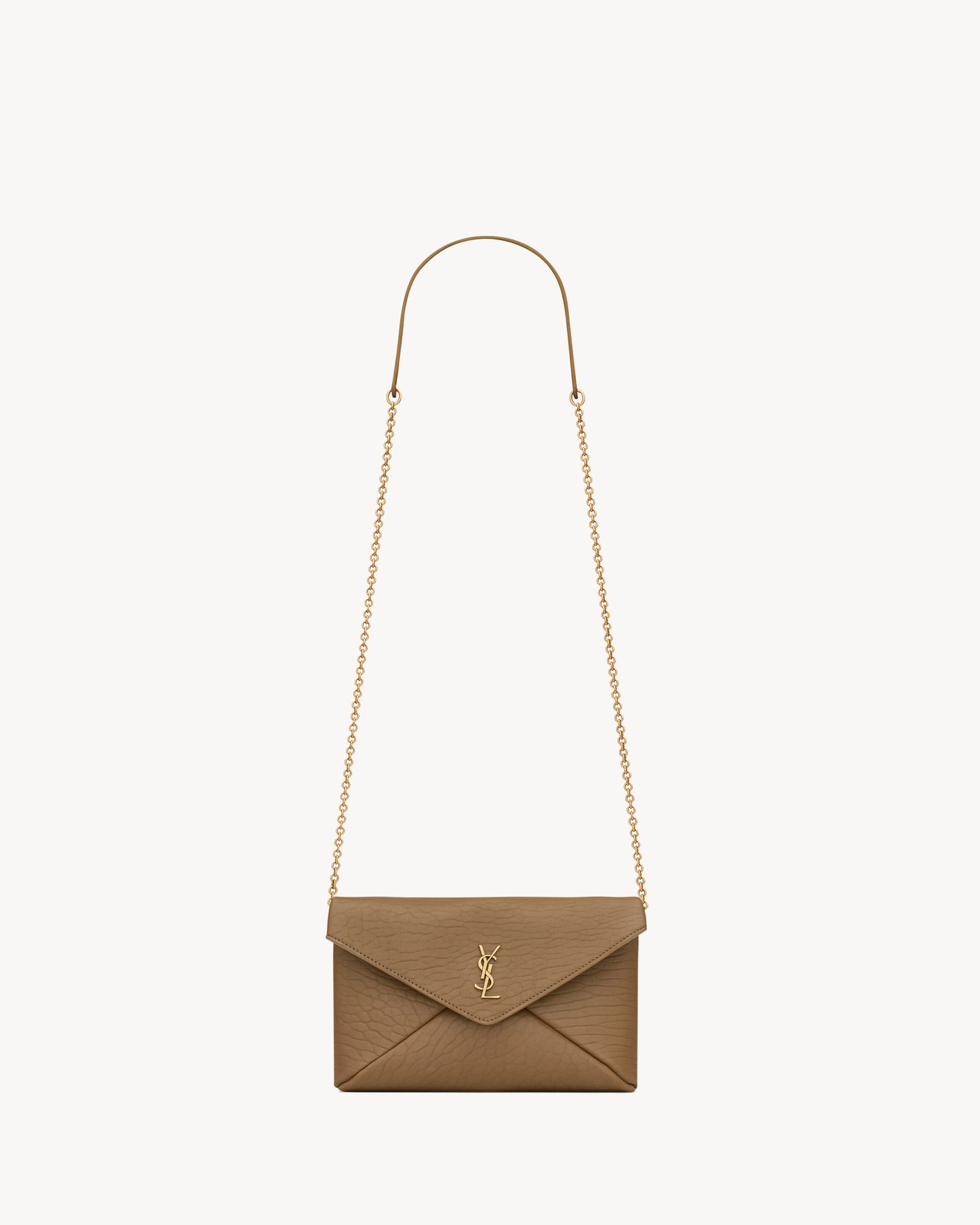 CASSANDRE small chain clutch in lambskin