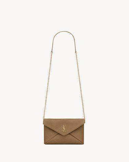 CASSANDRE small chain clutch in lambskin