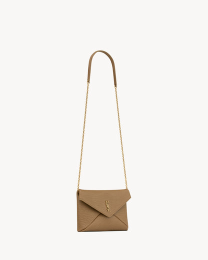 CASSANDRE small chain clutch in lambskin