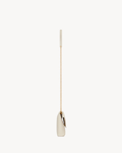 CASSANDRE small chain clutch in lambskin