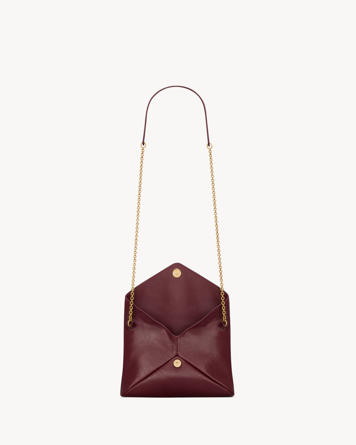 CASSANDRE small chain pouch in shiny leather
