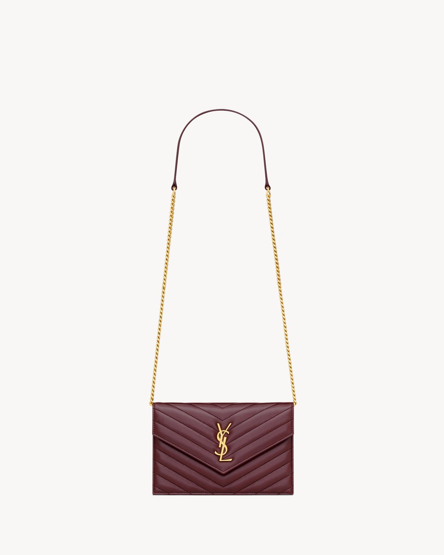 CASSANDRE ENVELOPE CHAIN WALLET IN LAMBSKIN