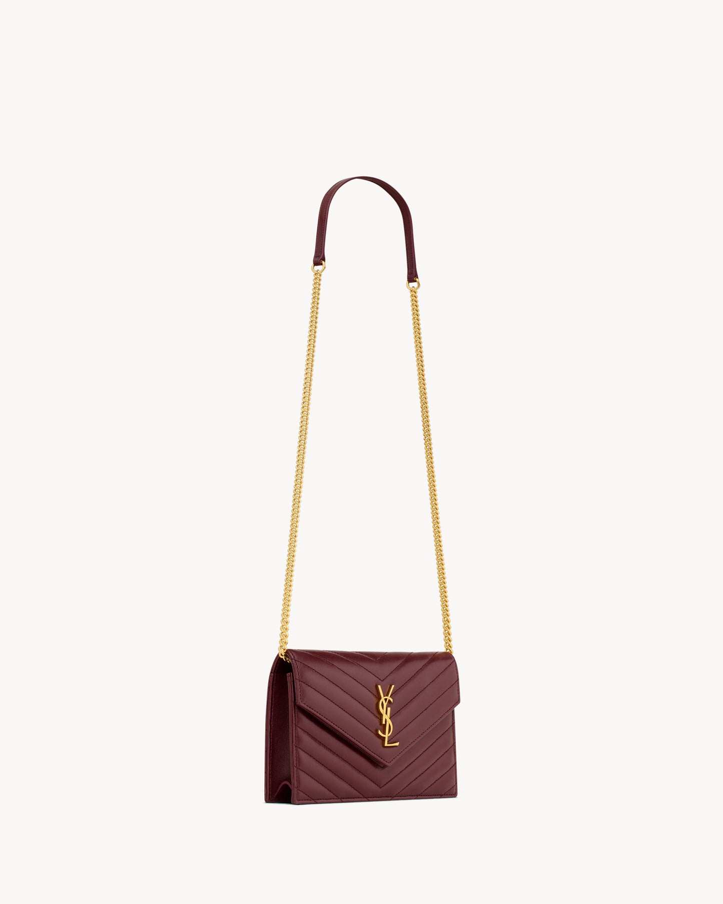 CASSANDRE ENVELOPE CHAIN WALLET IN LAMBSKIN