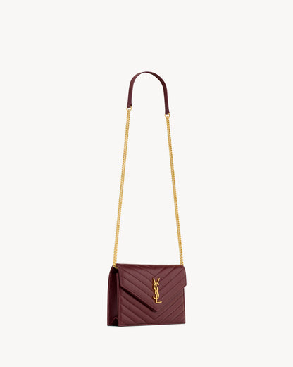CASSANDRE ENVELOPE CHAIN WALLET IN LAMBSKIN