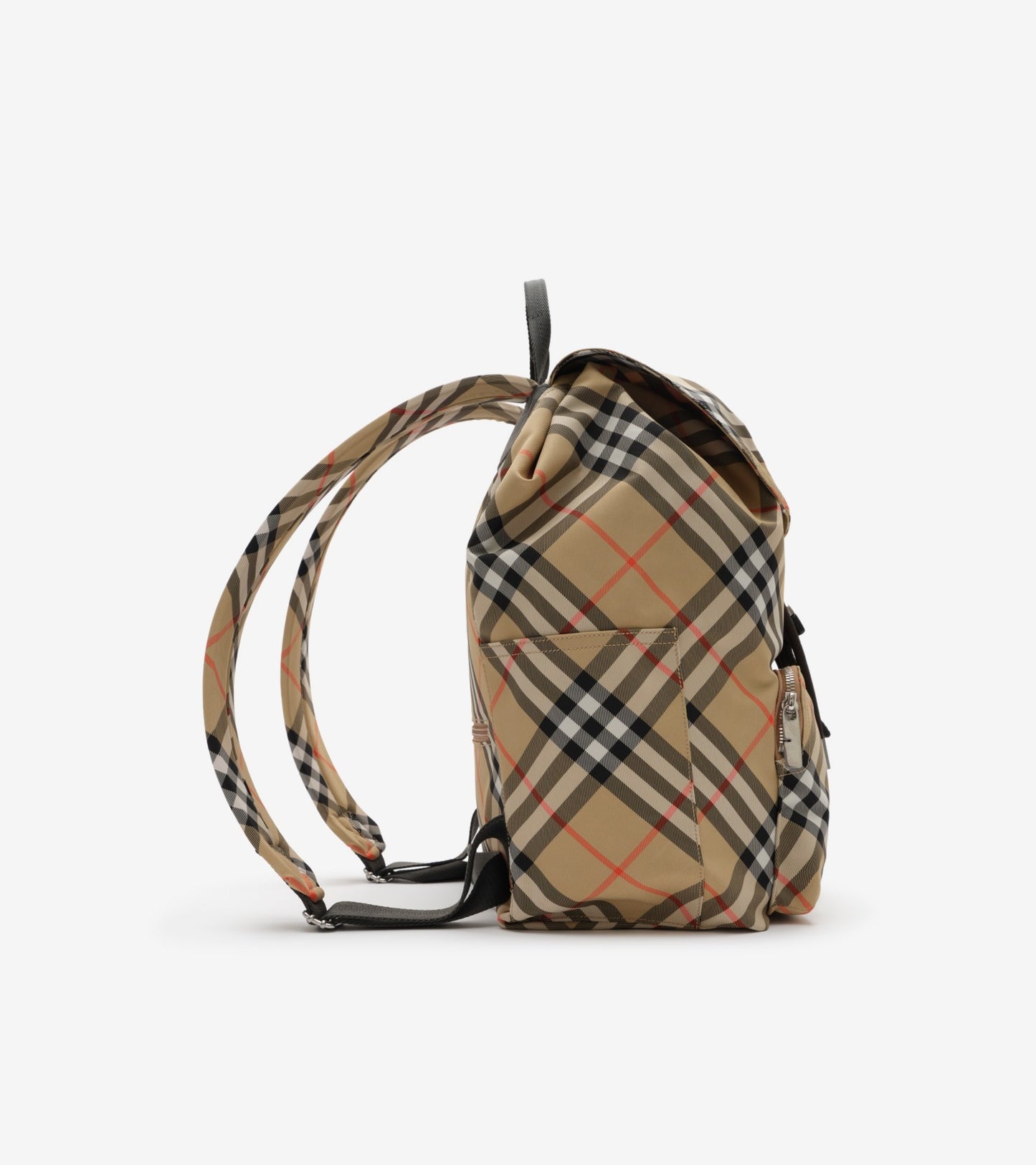 Check Backpack in Sand beige