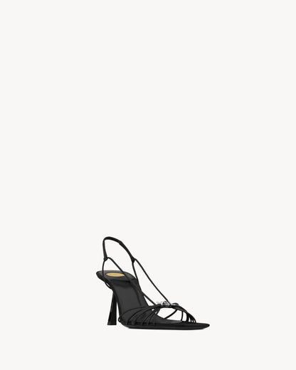 JERRY sandals in smooth leather