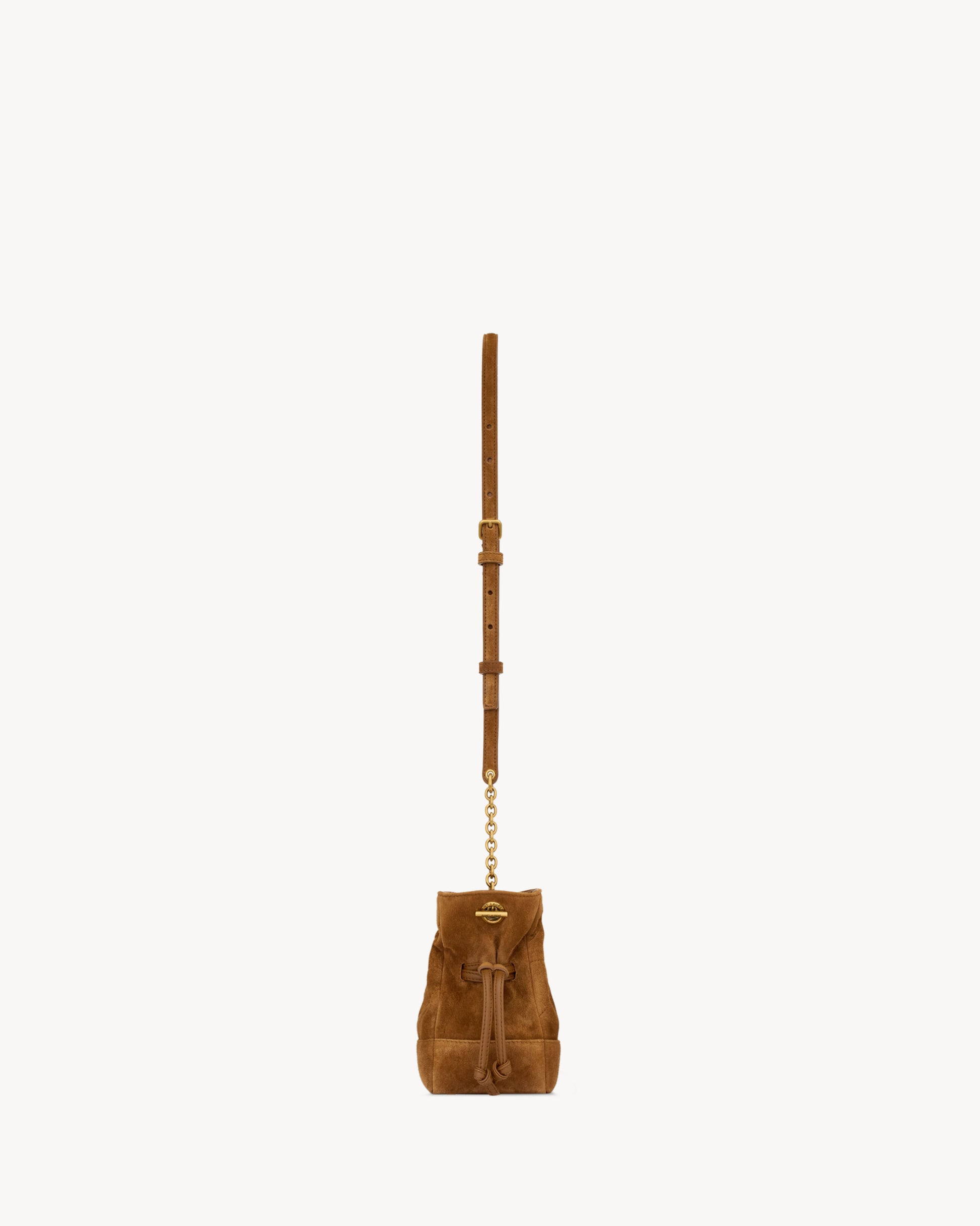 JAMIE mini shoulder pouch in suede