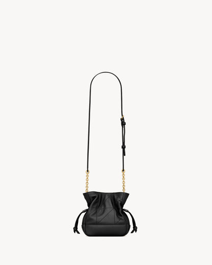 JAMIE mini shoulder pouch in lambskin