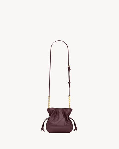JAMIE mini shoulder pouch in lambskin