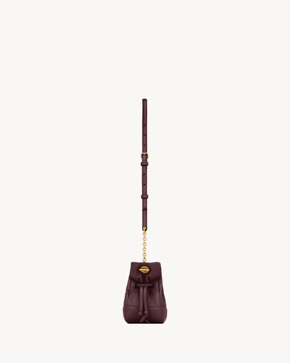 JAMIE mini shoulder pouch in lambskin