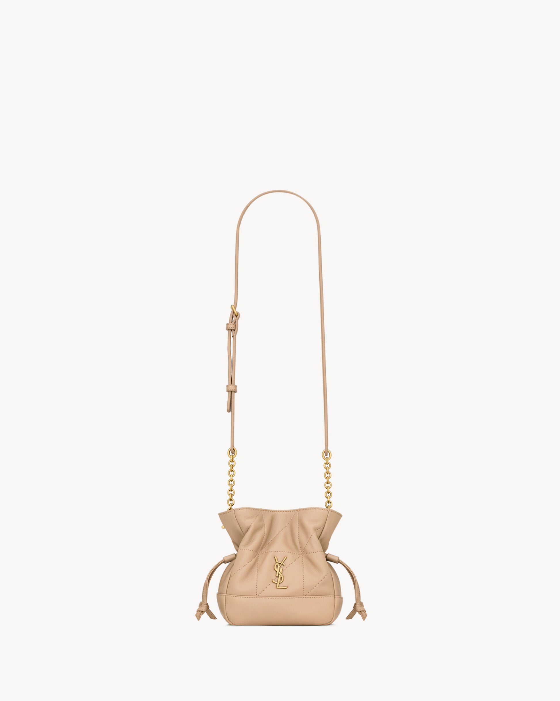 JAMIE mini shoulder pouch in lambskin