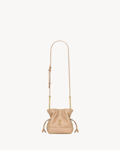 JAMIE mini shoulder pouch in lambskin