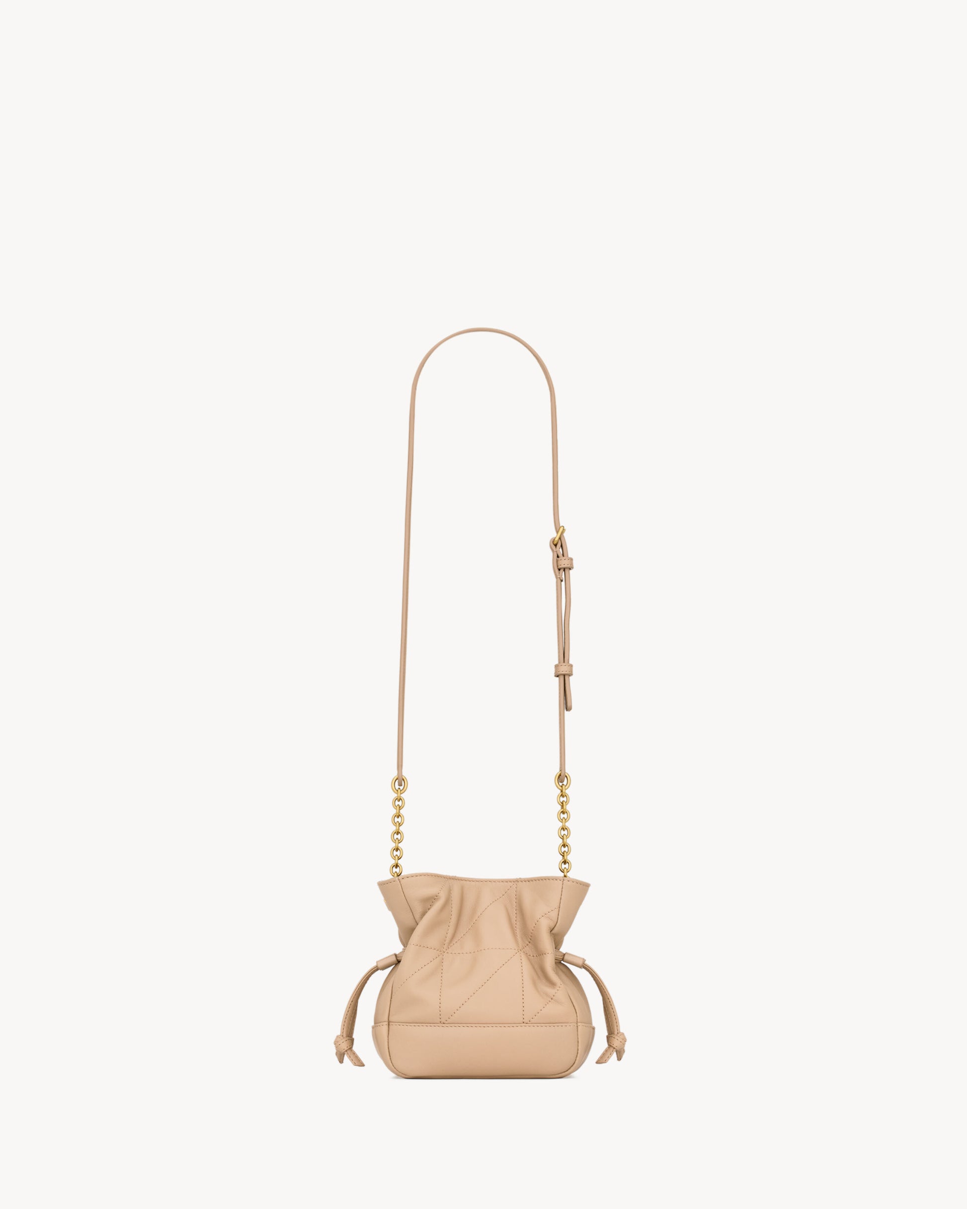 JAMIE mini shoulder pouch in lambskin