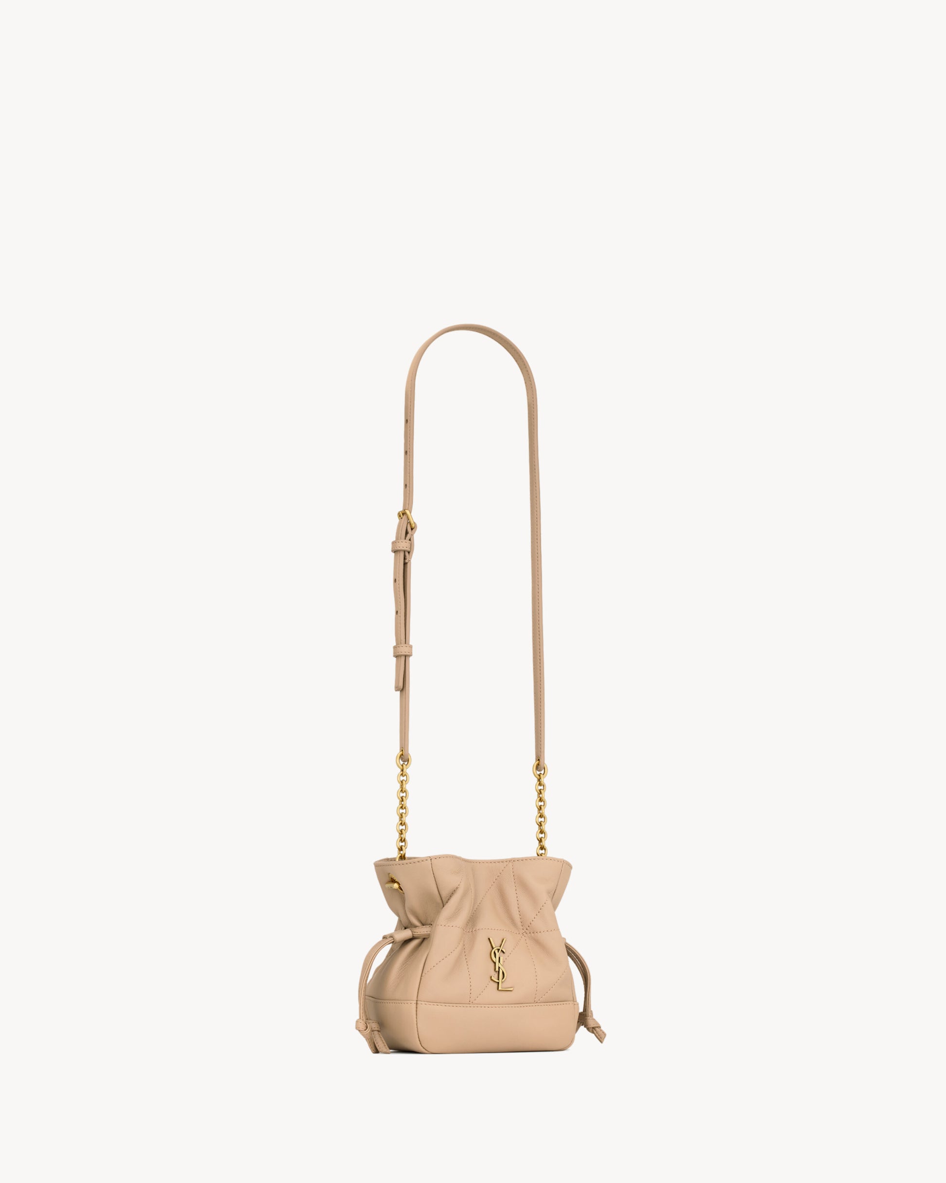 JAMIE mini shoulder pouch in lambskin