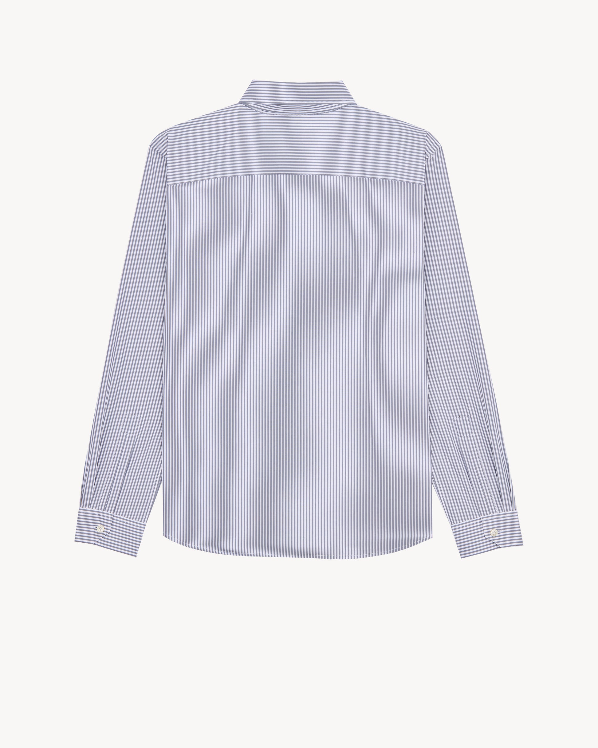 CASSANDRE shirt in striped cotton poplin