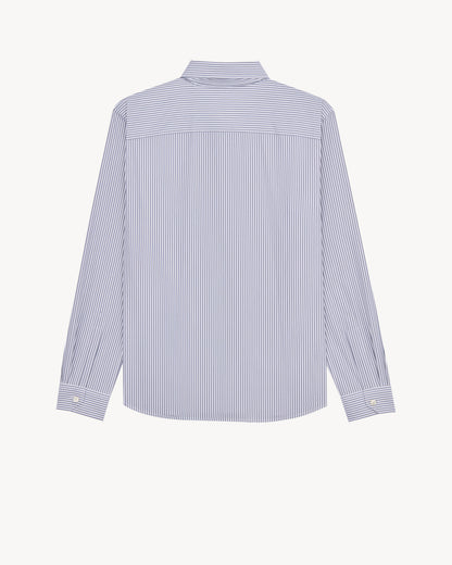 CASSANDRE shirt in striped cotton poplin