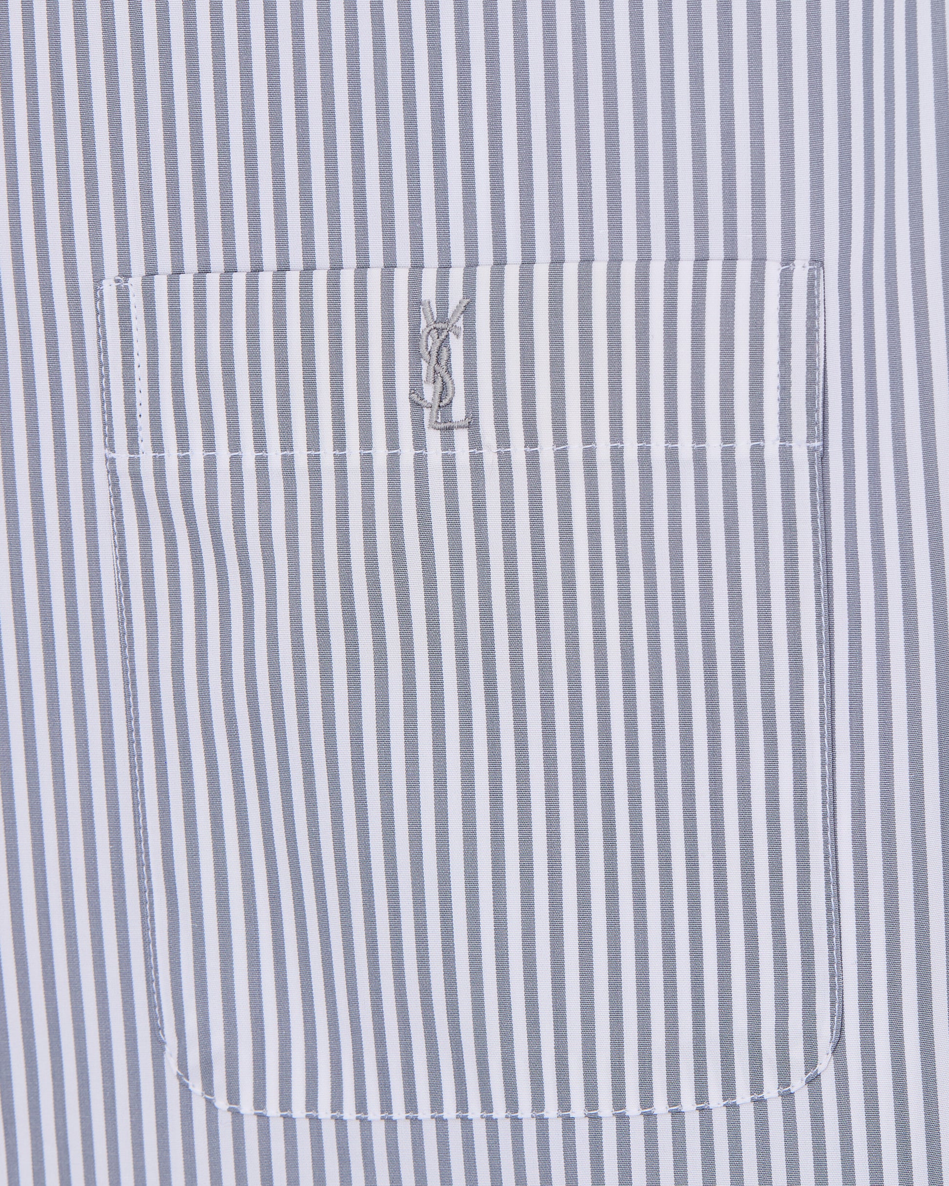 CASSANDRE shirt in striped cotton poplin