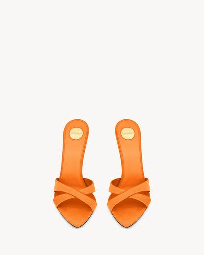 KIRAT sandals in satin crepe