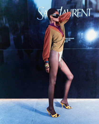 KIRAT sandals in satin crepe