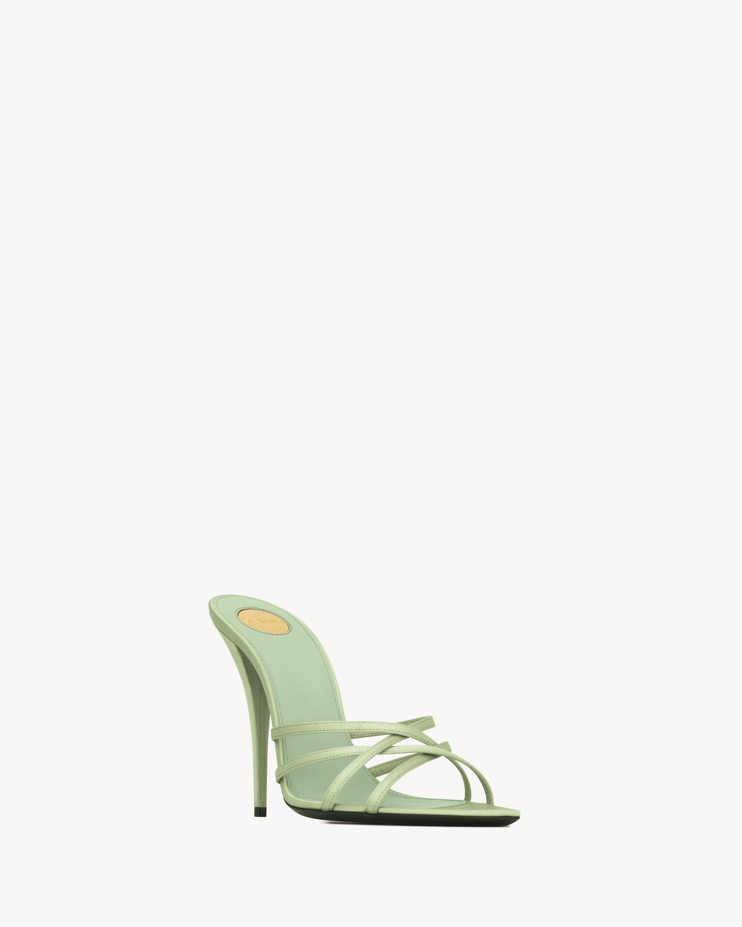 FRANKIE mules in satin crepe