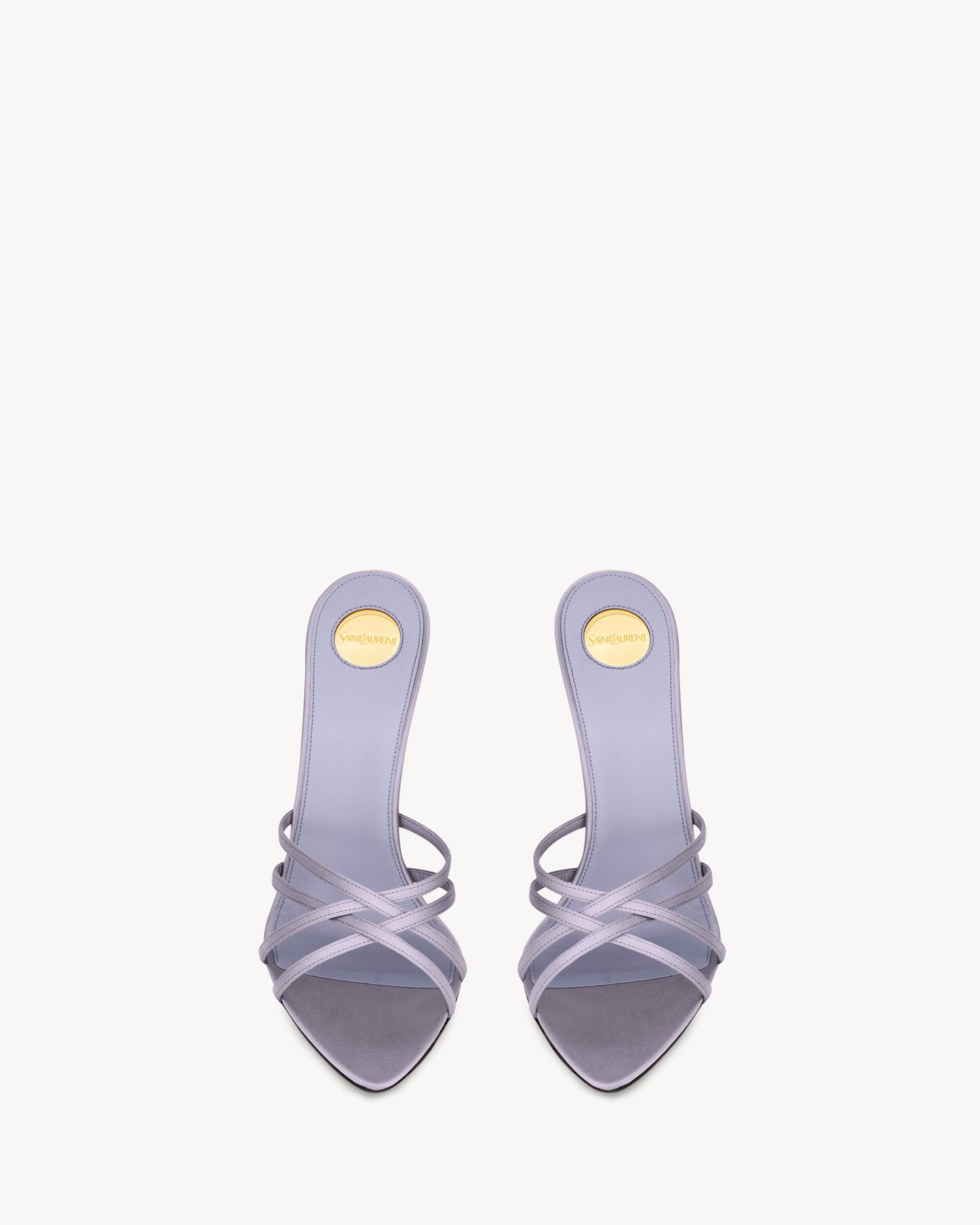FRANKIE mules in satin crepe