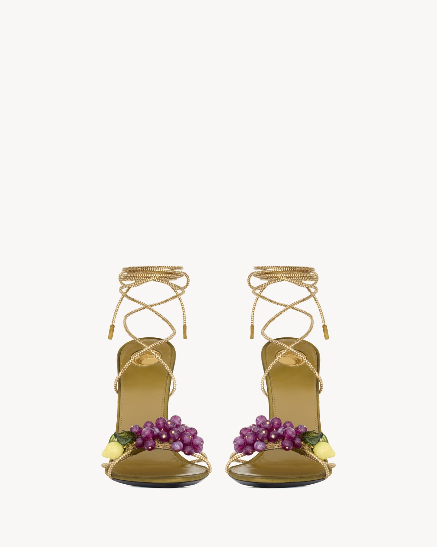 MON CHÉRI sandals in suede and rhinestones