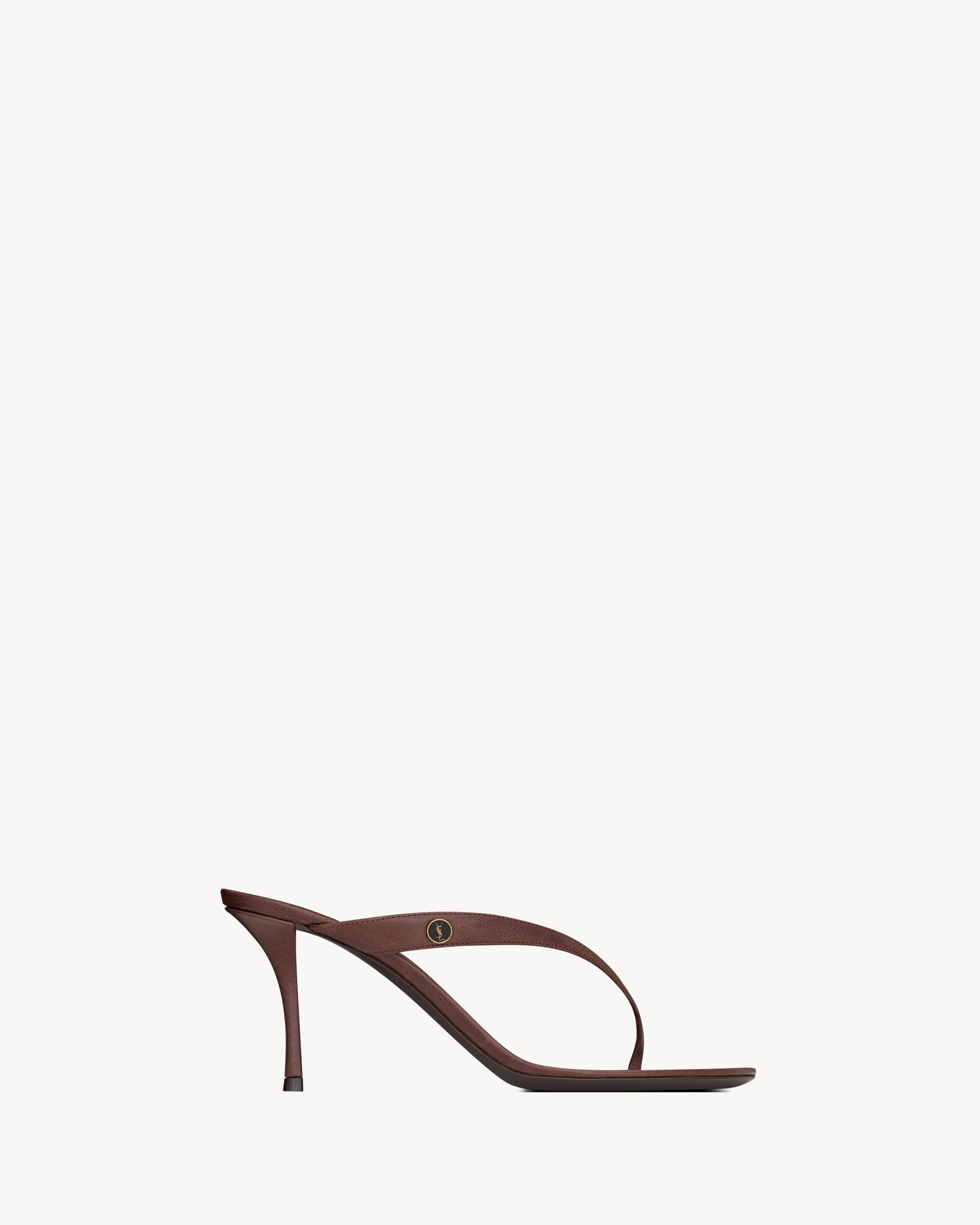 SUE mules in grained leather