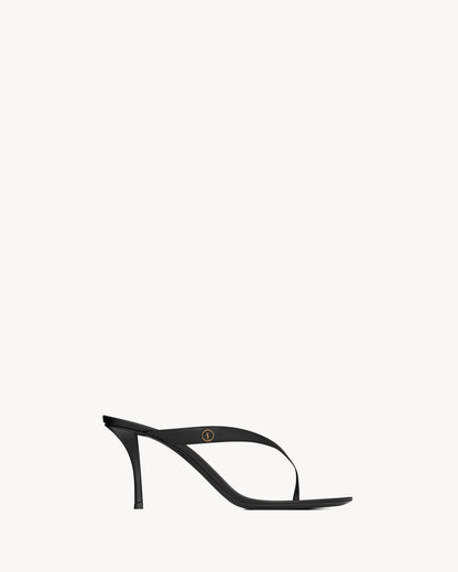 SUE mules in smooth leather