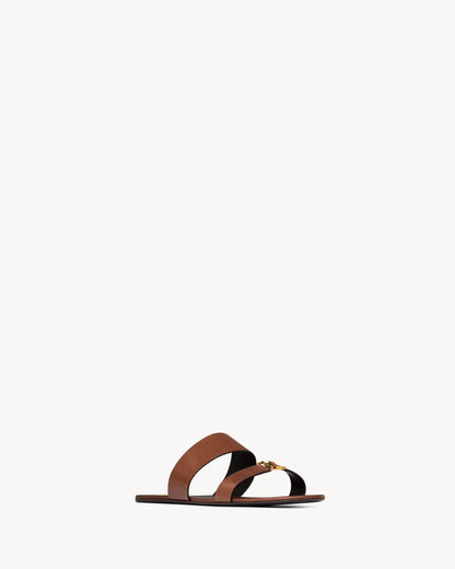 BABYLONE slides in smooth leather
