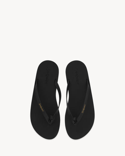 POOL flip-flops in smooth leather