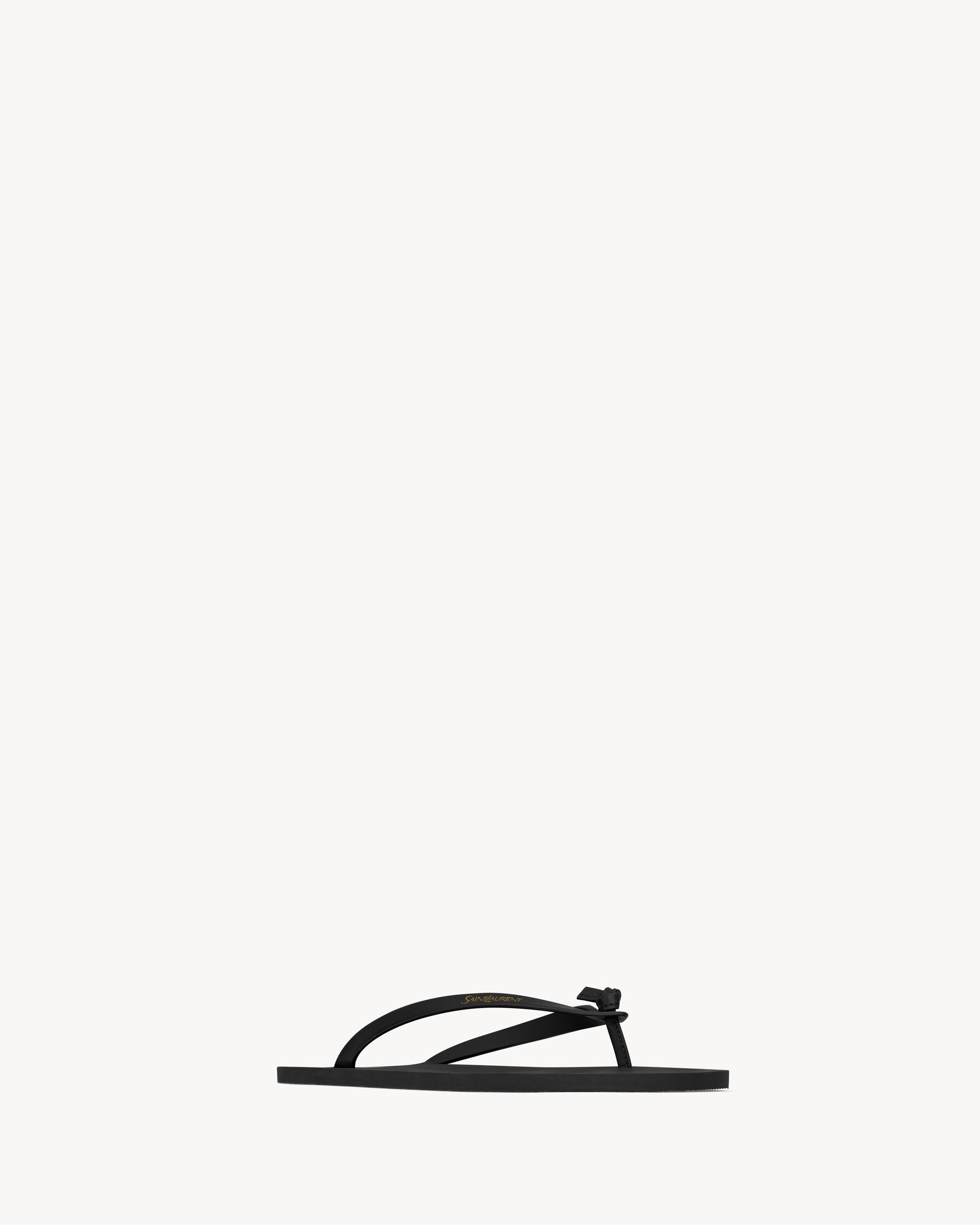 POOL flip-flops in smooth leather