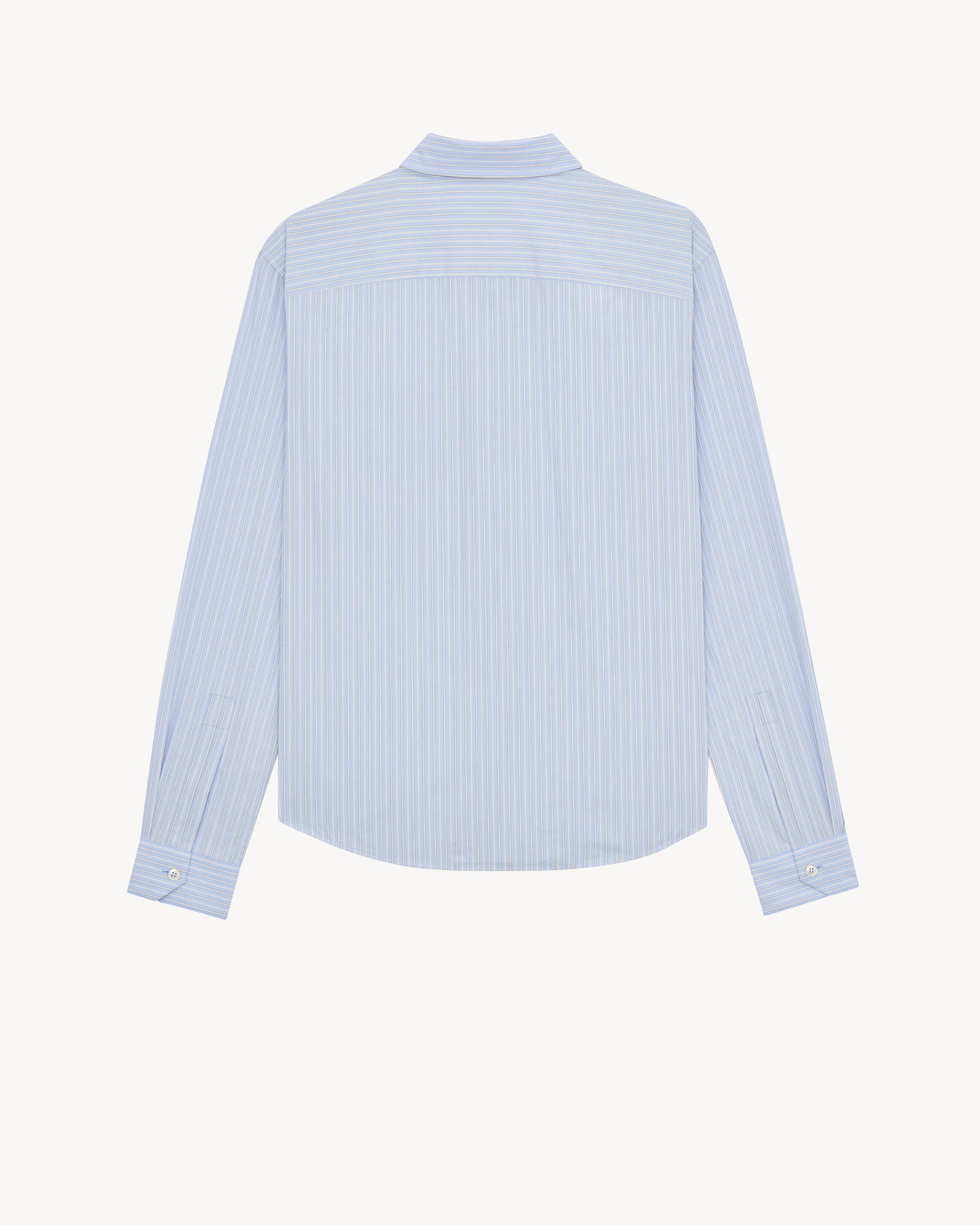 CASSANDRE shirt in striped cotton poplin