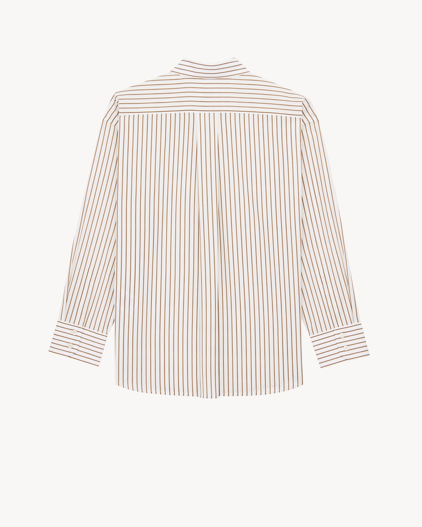 CASSANDRE shirt in striped cotton poplin