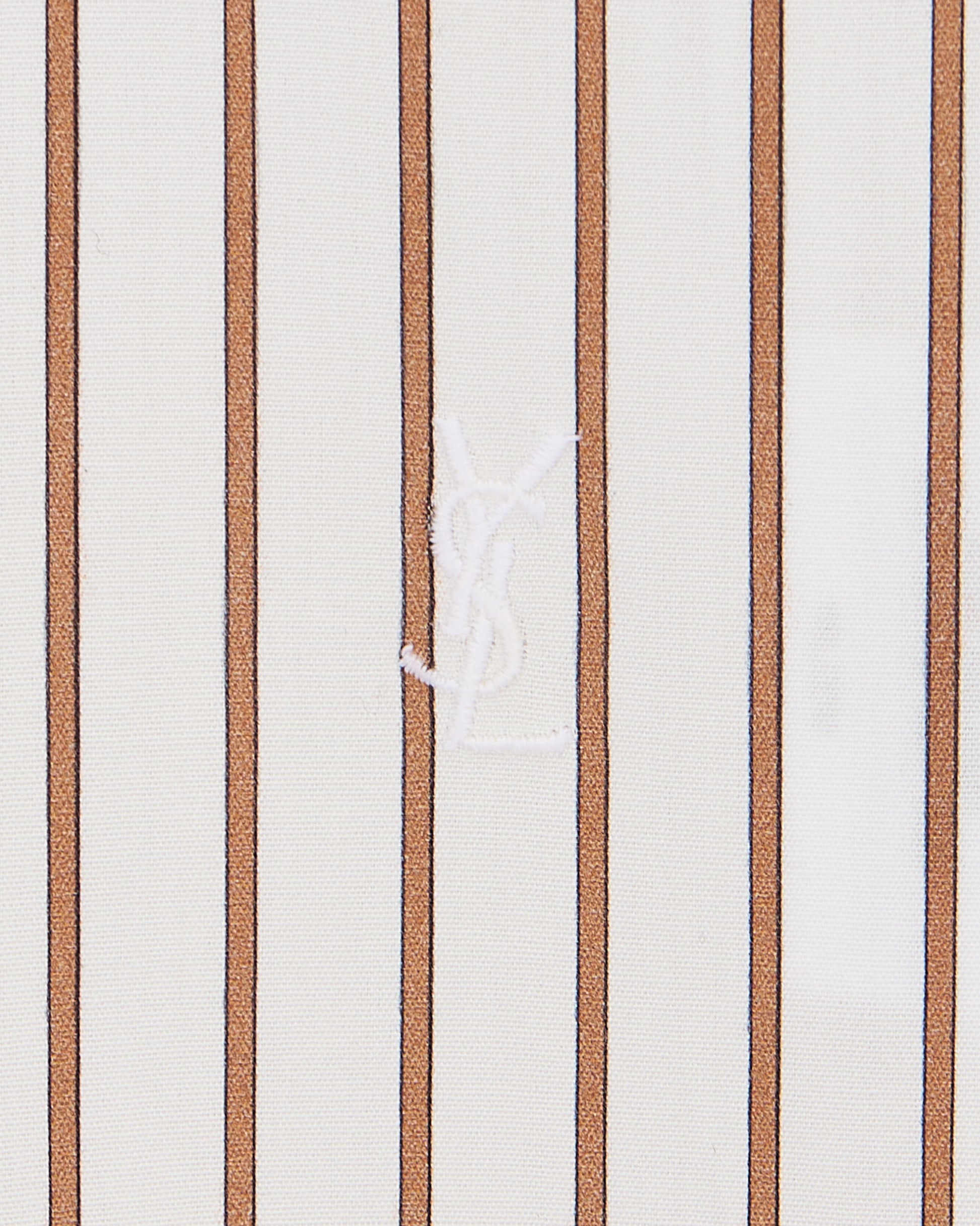 CASSANDRE shirt in striped cotton poplin
