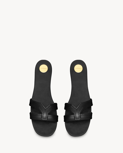 MABROUKA slides in smooth leather