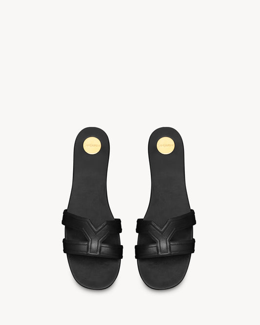 MABROUKA slides in smooth leather
