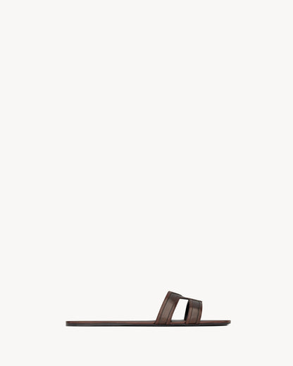 MABROUKA slides in smooth leather