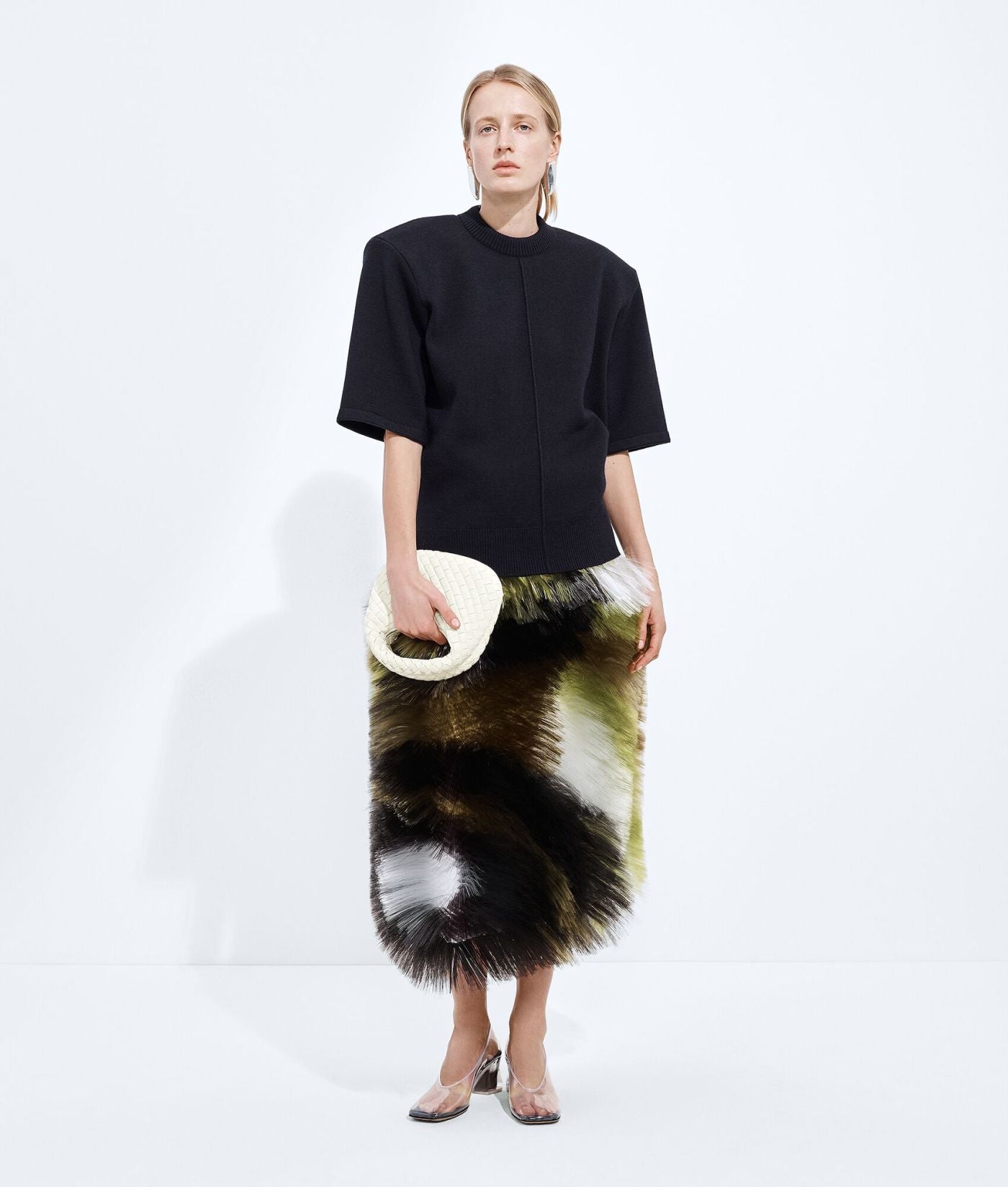 Fringed Embroidery Skirt