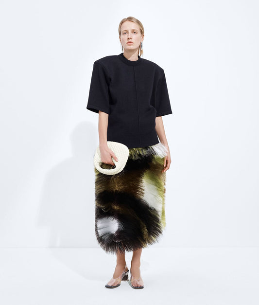 Fringed Embroidery Skirt