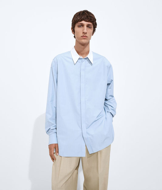 Striped Poplin Shirt