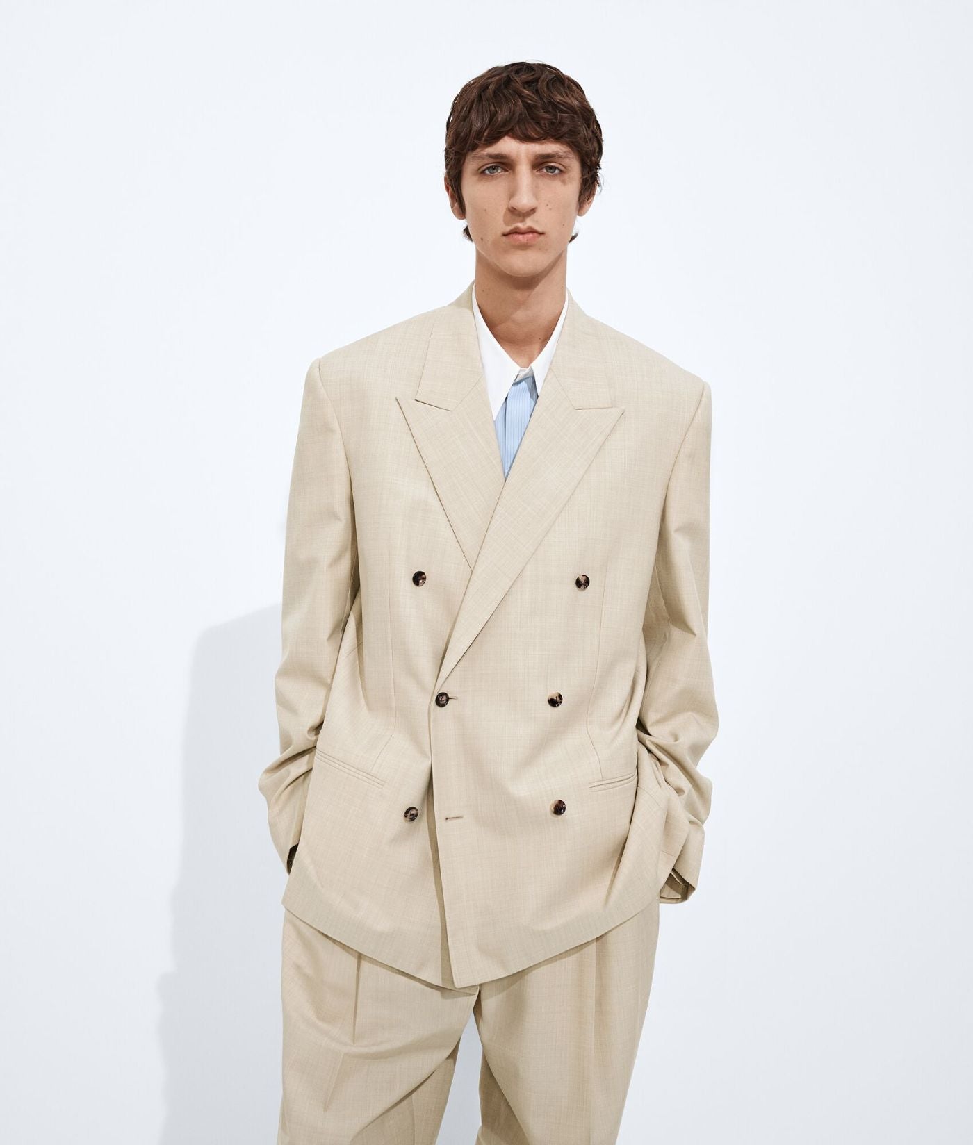 Light Wool And Cotton Jacket