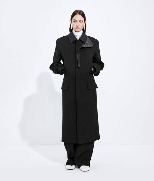 Splitable Wool And Mohair Coat
